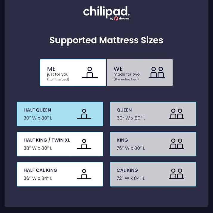 Cube Bed Cooling System - Cooling & Heating Mattress Topper, Dual Zone Individual Bed Temperature, Cool Sleep Enhancement, Temp Range of 60-115°F, WE Queen Bedsize (60