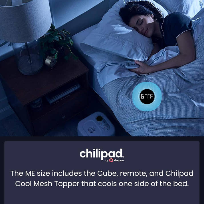 Cube Bed Cooling System - Cooling & Heating Mattress Topper, Dual Zone Individual Bed Temperature, Cool Sleep Enhancement, Temp Range of 60-115°F, WE Queen Bedsize (60